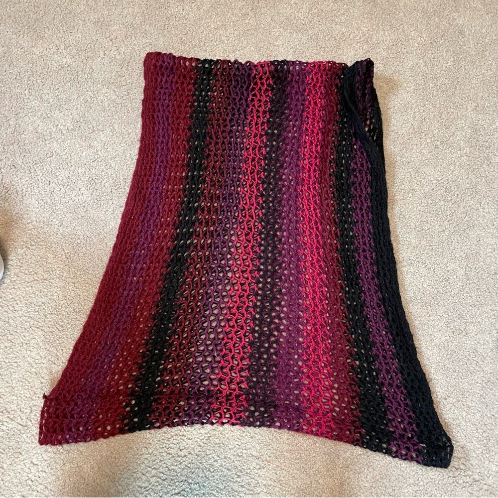Multicolor Knit Infinity Scarf - Picture 2 of 4